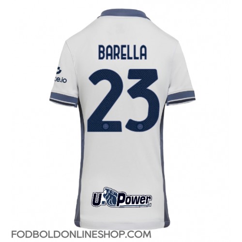 Inter Milan Nicolo Barella #23 Udebanetrøje Dame 2024-25 Kortærmet